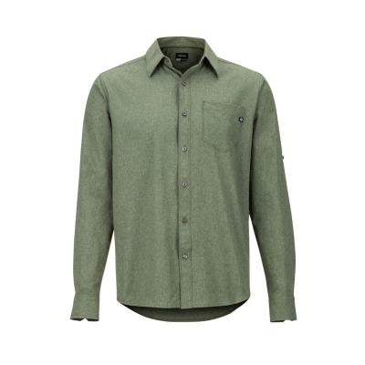 Tops: Marmot Aerobora Shirts Mens Green Canada RSOXCP204